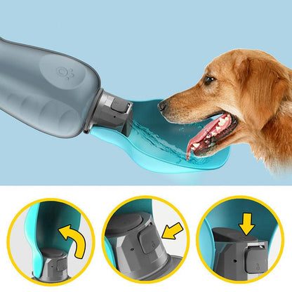 Portable Dog Water Bottle & Bowl Pet PetLoveDiscount