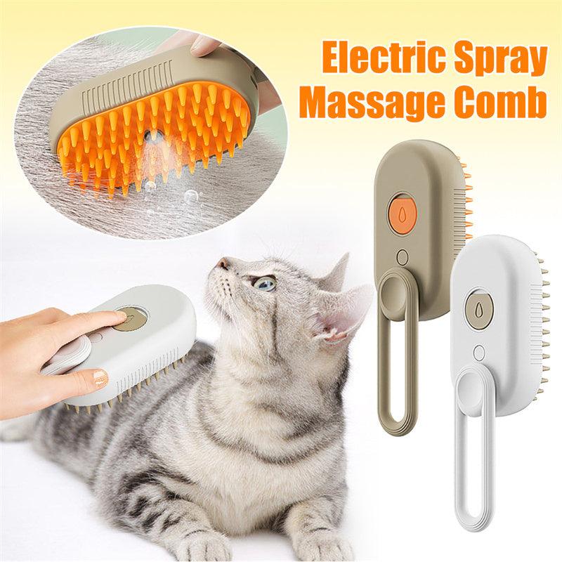 Steam & Groom 3-in-1 Pet Brush - PetLoveDiscount